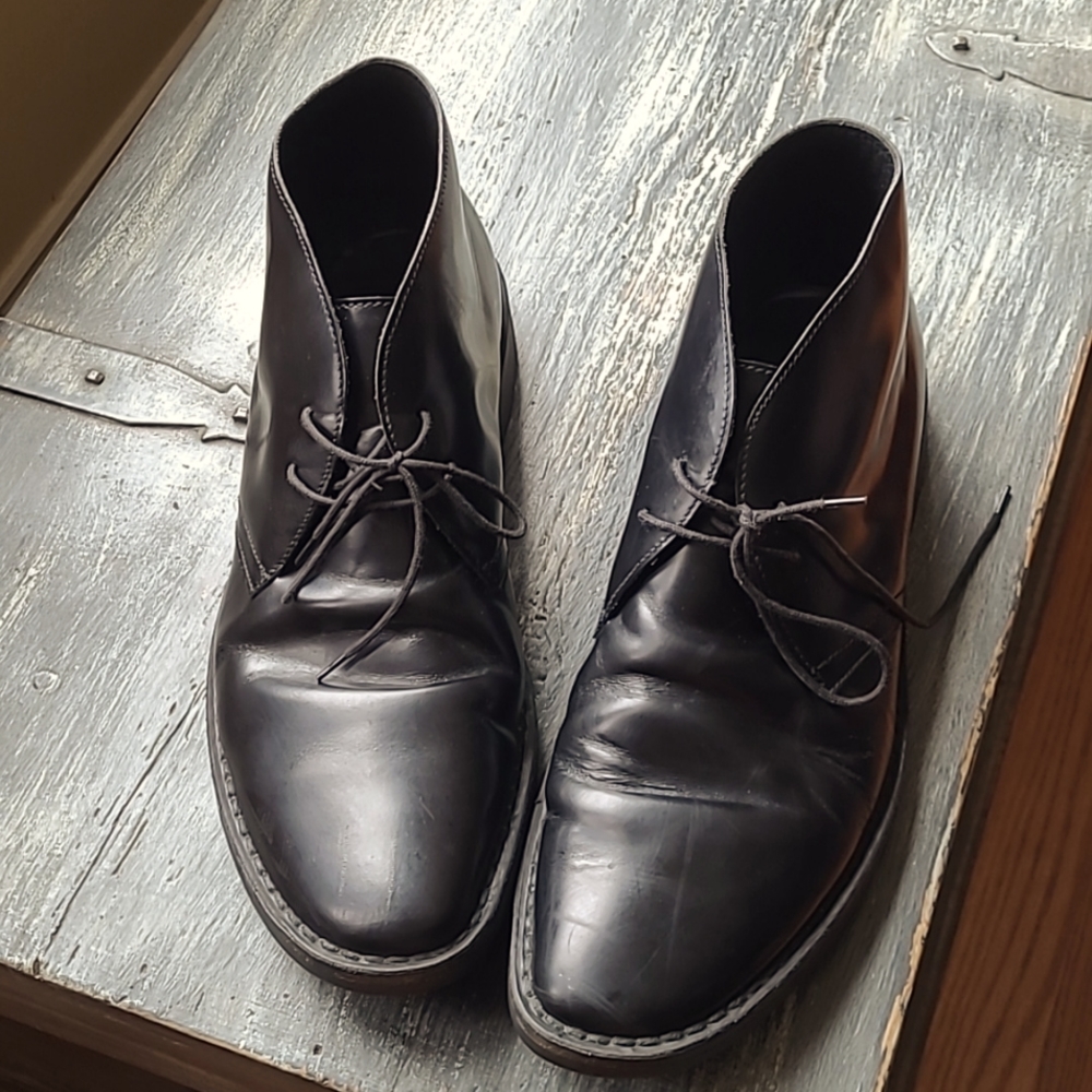 Men's Prada leather boots